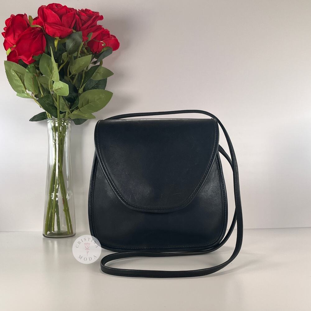 Vintage Coach Lindsay Bag 9888 Navy USA